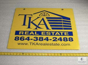 Serial Killer Authentic real estate sign he owned. Todd Kohlhepp